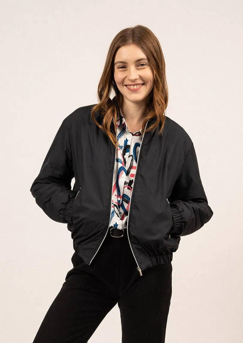 STE LYDIA - Rainproof Bomber Jacket for Women (DARK BLUE)