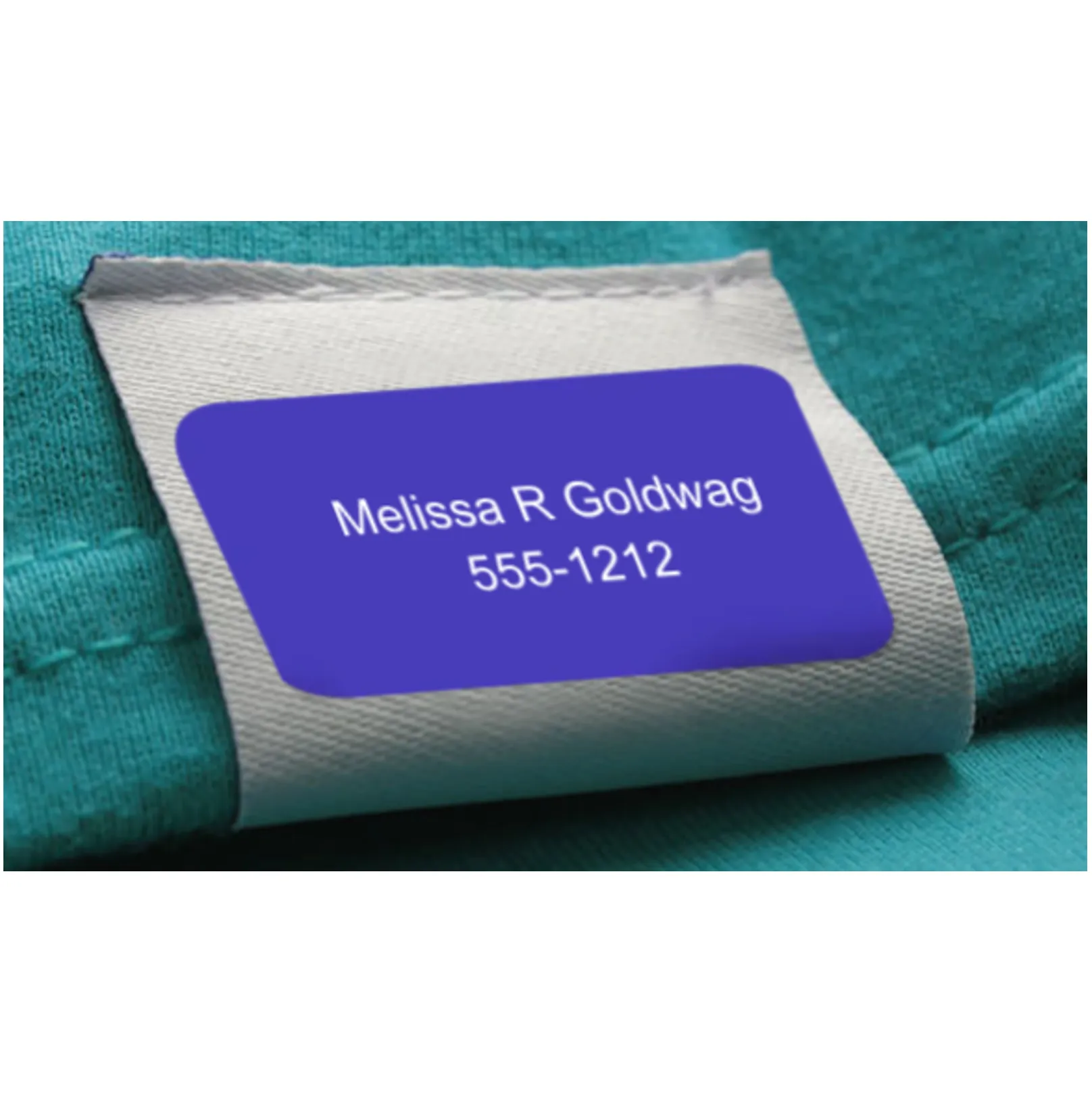 Stick-On Clothing Name Labels - Laundry Safe