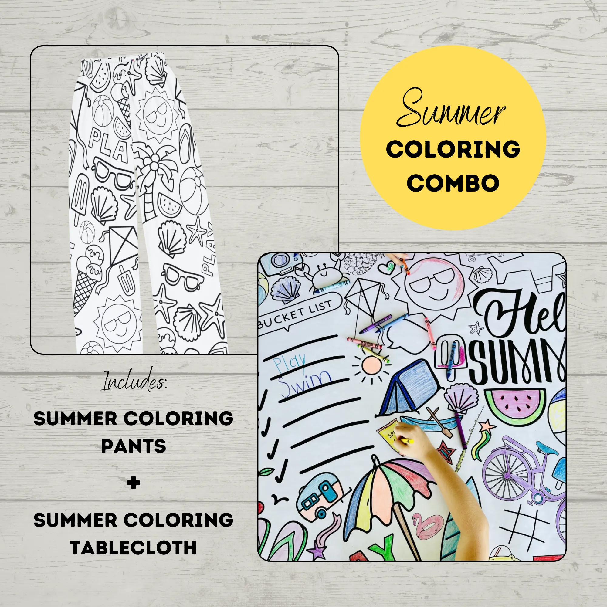 Summer Coloring Combo