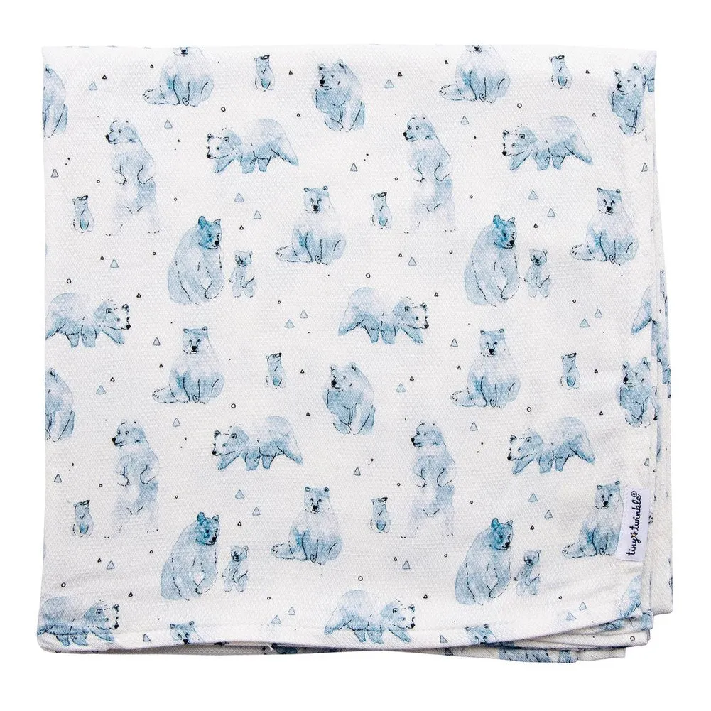 Tiny Twinkle Kaffle Swaddle Blanket - Bear