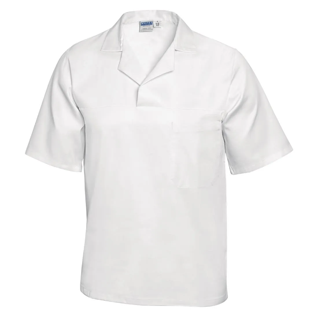 Unisex Bakers Shirt White M - A102-M